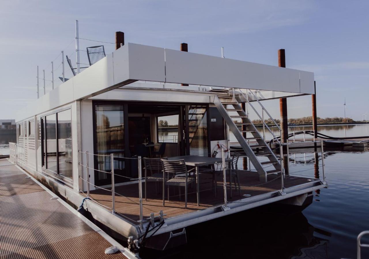 Hausboote Am Lankenauer Hoeft BRE Esterno foto