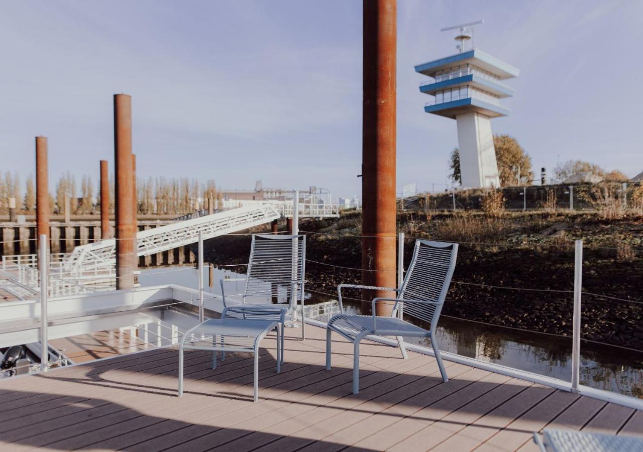 Hausboote Am Lankenauer Hoeft BRE Esterno foto