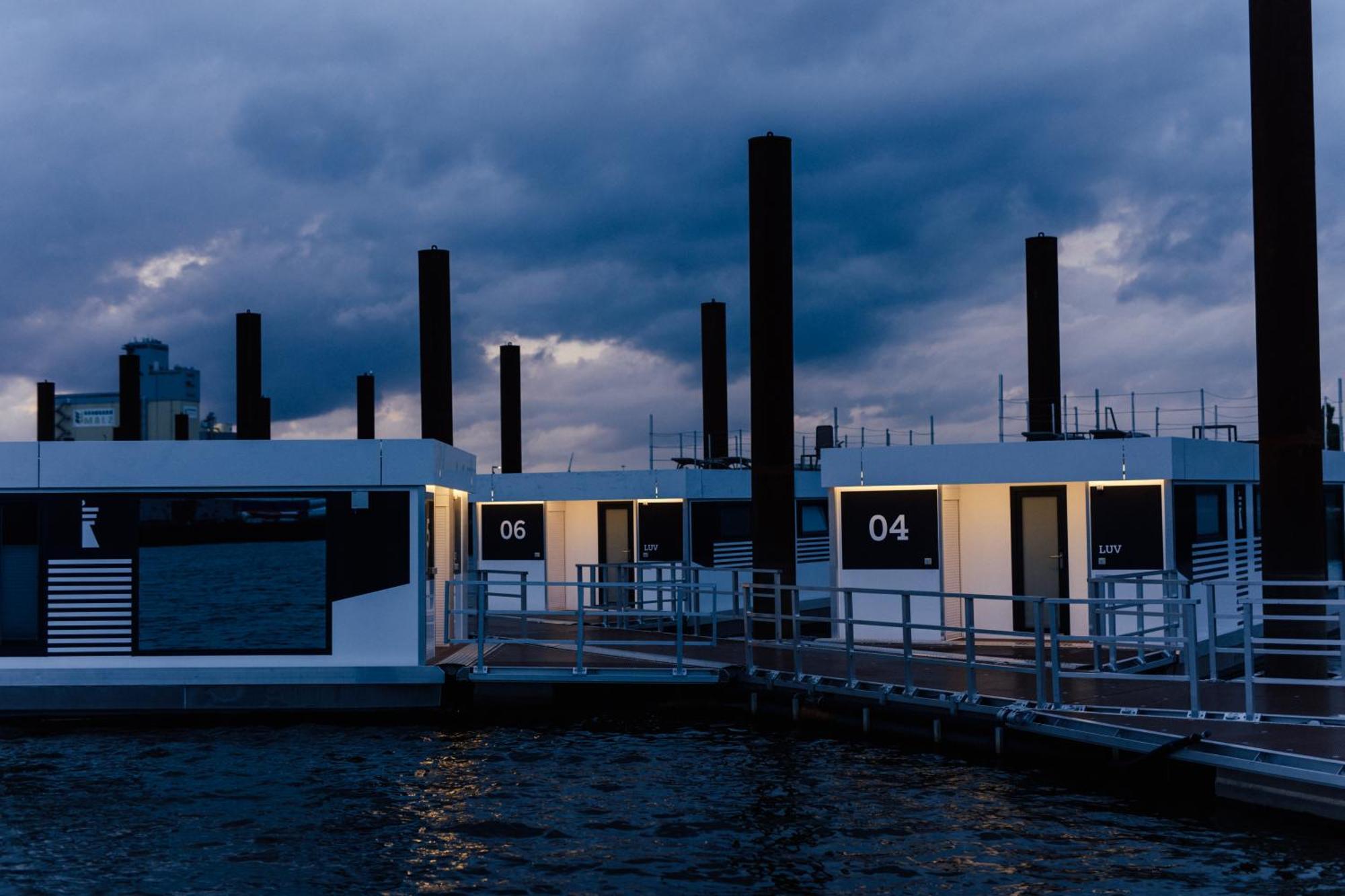 Hausboote Am Lankenauer Hoeft BRE Esterno foto