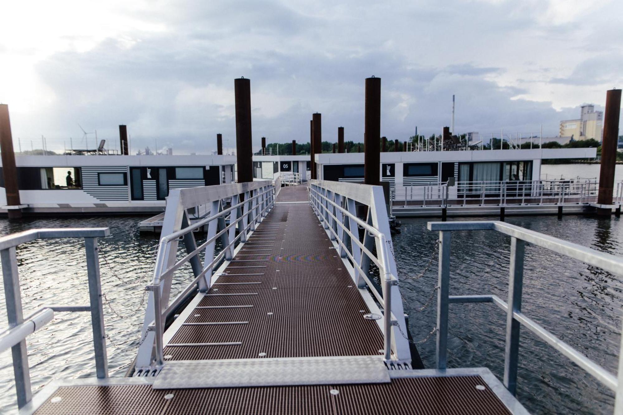Hausboote Am Lankenauer Hoeft BRE Esterno foto