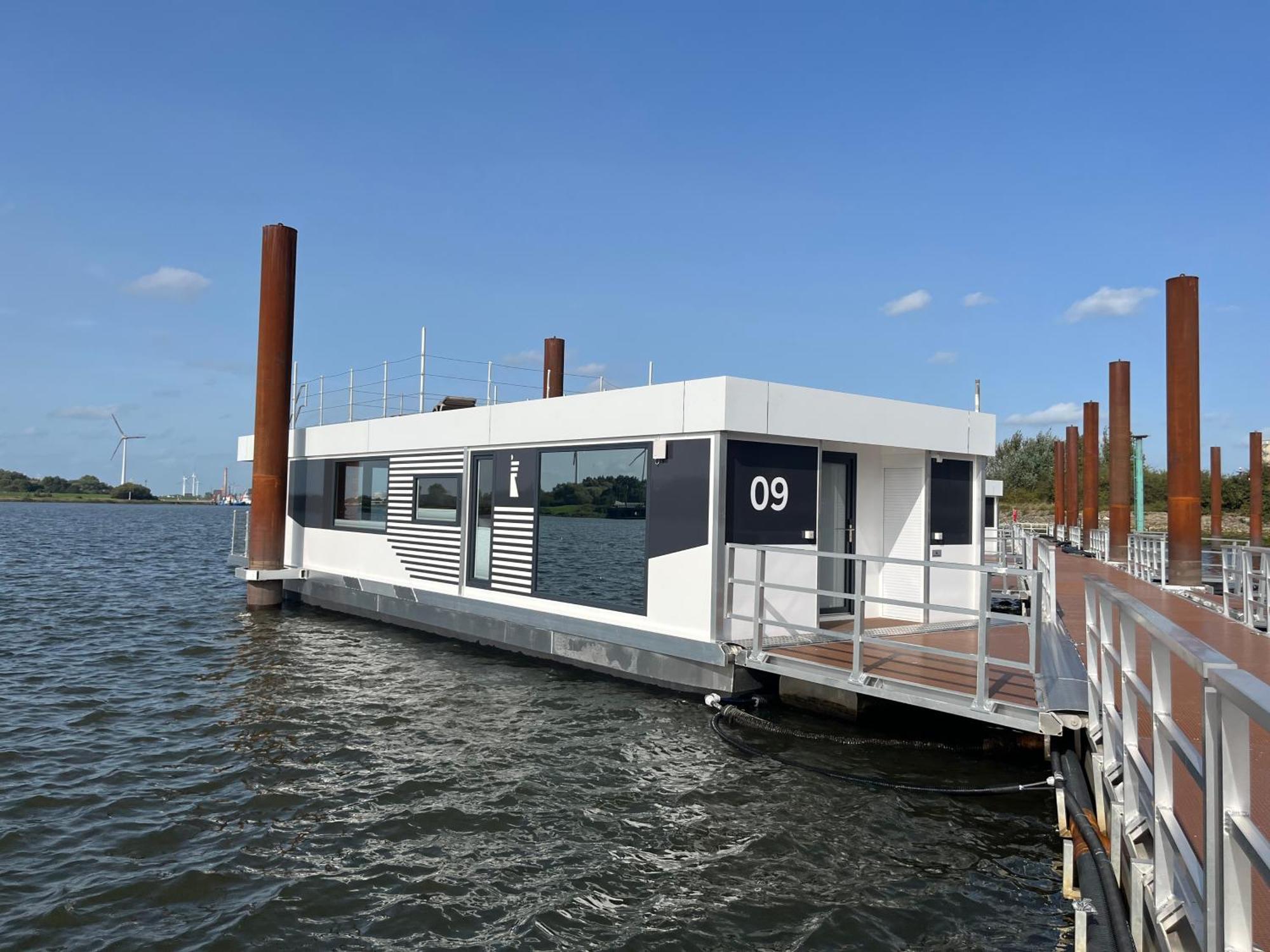 Hausboote Am Lankenauer Hoeft BRE Esterno foto