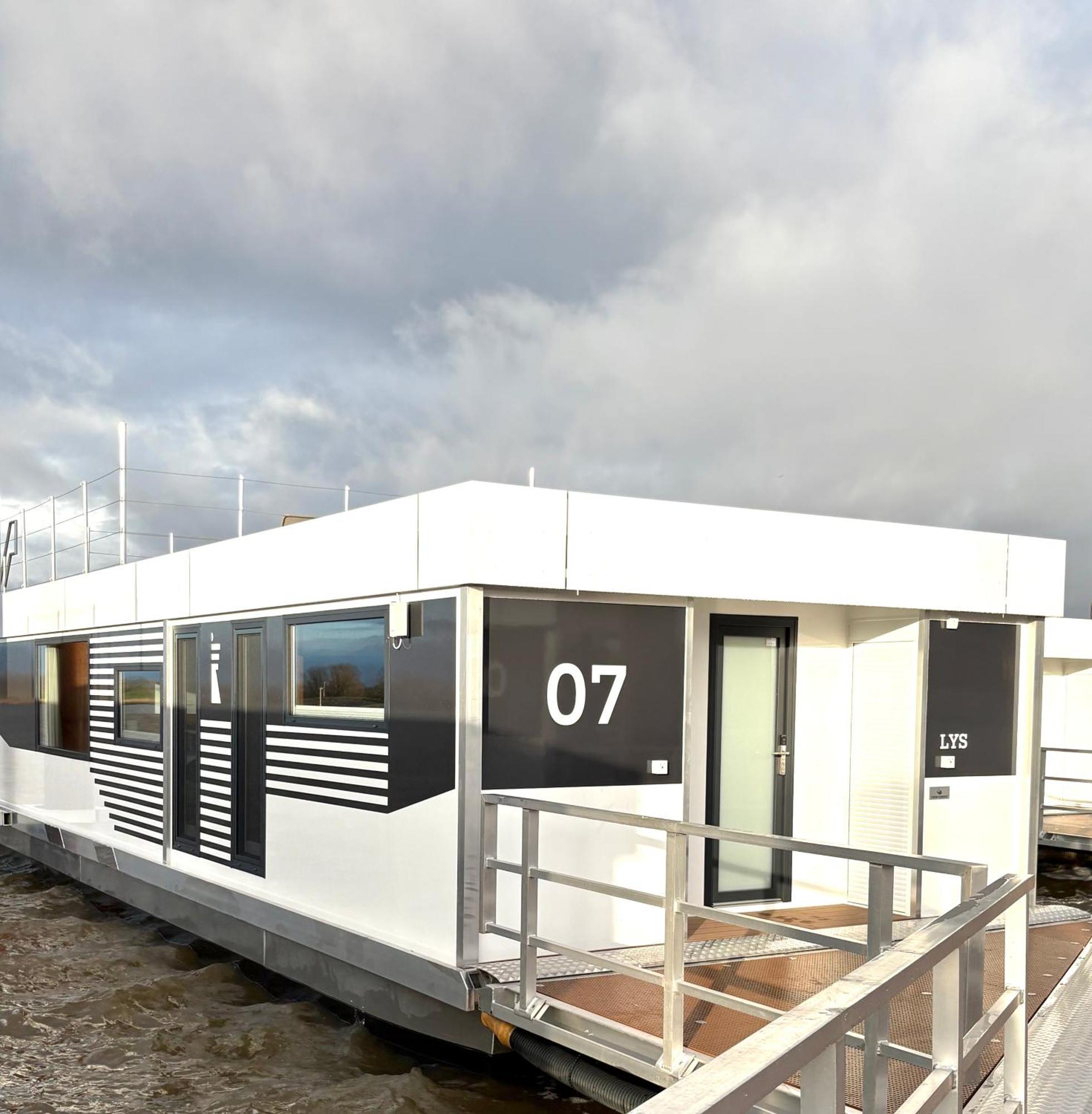 Hausboote Am Lankenauer Hoeft BRE Esterno foto